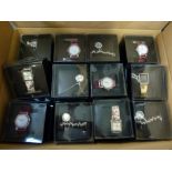 A BOX OF 36 BRAND NEW FASHION WATCHES