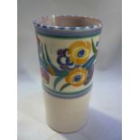 CARTER, STABLER, ADAMS, POOLE POTTERY SLEEVE VASE, height 14cm