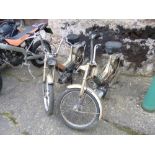 TWO PUCH MAXI MOPEDS, (for restoration)