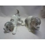 TWO LLADRO PUPPIES