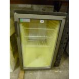 A GLASS FRONTED DISPLAY FRIDGE