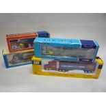 TWO BOXED CORGI CLASSICS MODERN TRUCK MODELS, with boxed Tematoys and Norscott models (4)