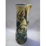 A BOXED MOORCROFT POTTERY JUG, Lamia design, impressed marks and dated 95, height 24.5cm