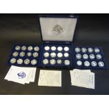 THE RAILWAY HERITAGE COLLECTION, of 36 coins, mainly .999 silver Loco's coins depicting Railway