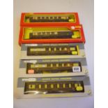 FIVE BOXED OO GAUGE PULLMAN COACHES, Wrenn Railways 'Audrey', 'Vera' and No.87 (W6002.A(x2), W6001.