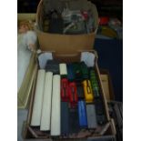 A QUANTITY OF UNBOXED AND ASSORTED HORNBY RAILWAYS OO GAUGE ITEMS, to include 'Flying Scotsman'