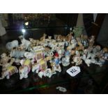 VARIOUS WADE HAT BOX CHARACTERS, whimsies, Elephant Treasures set etc (s.d.)