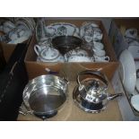 ROYAL GRAFTON TEAWARES, and silver plated items