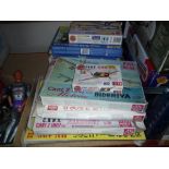 A QANTITY OF BOXED UNBUILT PLASTIC AIRCRAFT CONSTRUCTION KITS, Airfix, Revell and Supermodel (