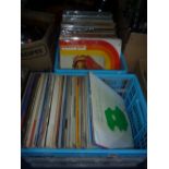 TWO BOXES OF RECORDS