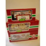 THREE BOXED L.G.B. G SCALE LEHMANN ANNIVERSARY GOODS VANS, (47280, 49910, 49913)