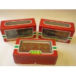 THREE BOXED L.G.B. G SCALE COACHES, (30500, 30503, 30504)