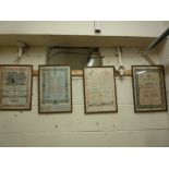 FOUR FRAMED CONTINENTAL DOCUMENTS/CERTIFICATES