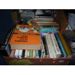 TWO BOXES OF BOOKS, to include Antique reference books etc