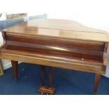 A BECHSTEIN NO.239943, 4ft, 8inchs, grand piano in a walnut case on square tapering legs Condition: