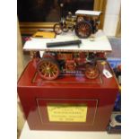 A BOXED MIDSUMMER MODELS DIECAST AND PLASTIC BURRELL ROAD LOCOMOTIVE, 'The President', No.MSM004,
