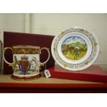 A BOXED SPODE LIMITED EDITION LOVING MUG, commemorating Queen Elizabeth II Silver Jubilee, with