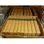 TWO BOXES OF 'THE LAW TIMES REPORTS', published mid-nineteeth Century, (18 bound volumes)