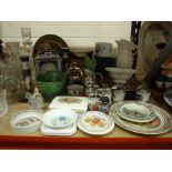 VARIOUS CERAMICS, Doulton character jug, Worcester, Wedgwood, Dresden etc