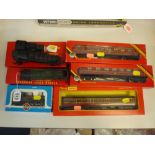 FOUR BOXED AND UNBOXED ASSORTED OO GAUGE TANK LOCOMOTIVES, Tri-ang Railways, No.82004 (R.59), B.R.