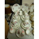 COALPORT 'JUNETIME' TEAWARES, (over 40 pieces)