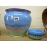 SHELLEY JARDINIERE, and a similar small bowl (2)