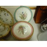 SIX VARIOUS WORCESTER PLATES, (6)