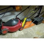 A POWER DEVIL ELECTRIC LAWN MOWER, and a Flymo electric lawnmower (2)