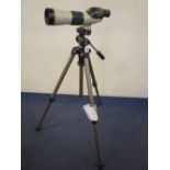 A NIKON ED FIELD SCOPE, and Velbon Delta tripod