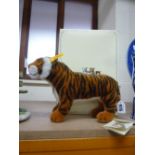 A BOXED STEIFF TIGER