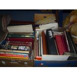 THREE BOXES OF STAMPS AND COVERS, in albums and loose including India and States, (monies donated to