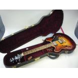 A 1997 GIBSON CUSTOM SHOP ES-336 GUITAR, in original case, tobacco sunburst with rosewood