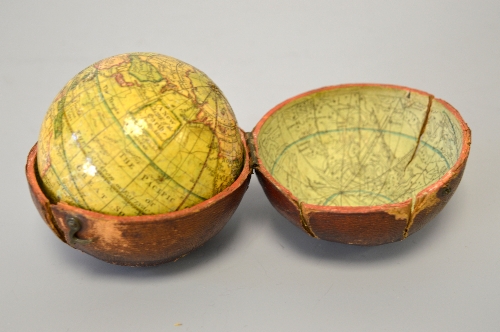 A NEW GLOBE OF THE EARTH BY DUDLEY ADAMS, a 3 inch terrestrial pocket globe, early 19th Century, - Image 2 of 6