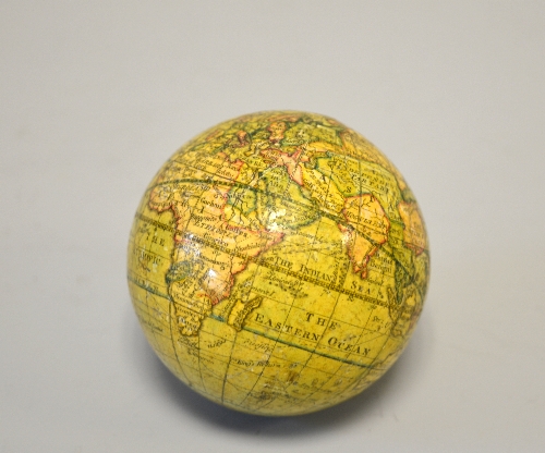 A NEW GLOBE OF THE EARTH BY DUDLEY ADAMS, a 3 inch terrestrial pocket globe, early 19th Century, - Image 5 of 6