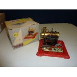 A BOXED MAMOD LIVE STEAM ENGINE, No.SE2, not tested, with literature, box complete with insert but