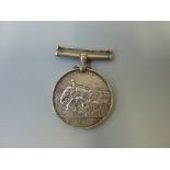 AFGHANISTAN MEDAL, no ribbon or bars, engraved 1431 Pte. M. Herr 2/60th Foot