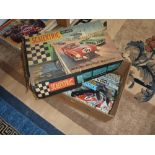 A BOXED SCALEXTRIC SET, No.60, c.1960's, Grand Touring Cars with lights, contents not checked but