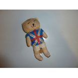 'WORLD CUP WILLIE' 1966 WORLD CUP LION MASCOT SOFT TOY, jointed body, complete with Union flag shirt