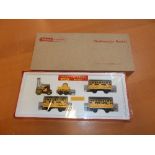 A BOXED TRI-ANG HORNBY OO GAUGE STEPHENSON'S ROCKET TRAIN SET, No.R346C, box complete with outer