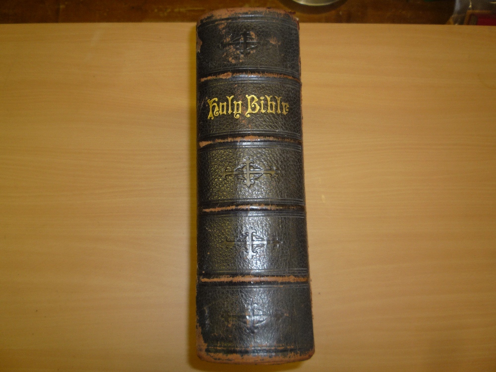 EADIE, REV. JOHN, The National Comprehensive Family Bible, pub.John G. Murdock, late 19th Century, - Image 2 of 3