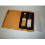 TWO BOTTLES OF GLENMORANGIE SCOTCH WHISKY, in presentation box, 10cl bottles (2)