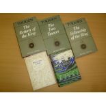 TOLKIEN, J.R.R., The Lord of The Rings, three volume set in dust covers, comprising one second