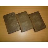 JOHNSON, SAMUEL, The Rambler (3 vol set), 18th Edition, pub. 1825, full leather bindings