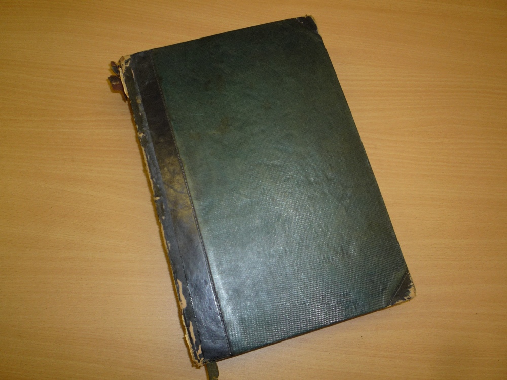 JOSEPHUS'S WORKS, presumed pub. 18th Century, half leather binding with front board detached but