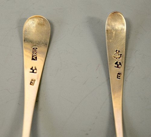 TWO PROVINCIAL SCOTTISH SILVER SAUCE LADLES, to include Aberdeen (2) - Image 2 of 2