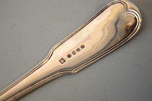 TWO GEORGE III SILVER SOUP LADLES, London hallmarks, weight approximately 340g (2) - Image 3 of 3