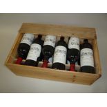 CHATEAU D'ANGLUDET MARGAUX 1983, twelve bottles in wooden case, various levels