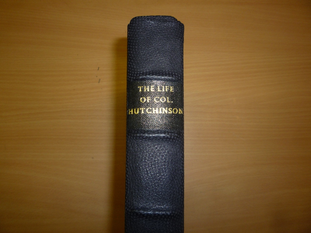 HUTCHINSON, LUCY, Memoirs of The Life of Colonel Hutchinson, Governor of Nottingham Castle and Town, - Image 2 of 2