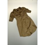 VIVIENNE WESTWOOD, a tan coloured dress, with buttons running down the front (size 44)