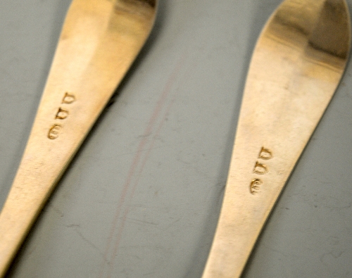 TWO SCOTTISH PROVINCIAL SILVER SERVING SPOONS, Dundee, James Douglas (2) - Image 2 of 2